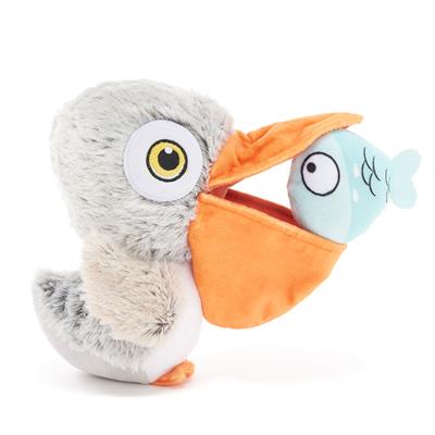 Crinkle Plush Toy - 2 in 1 Big Bill & Beak a Boo Fish