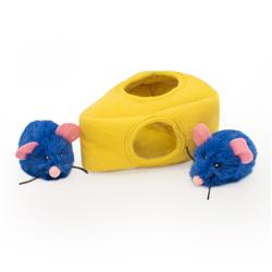 Cat Burrow Toy - Mice & Cheese