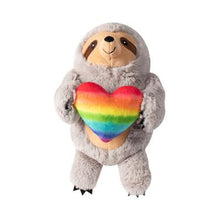 Load image into Gallery viewer, Crinkle Plush Toy - Follow Your Rainbow Sloth
