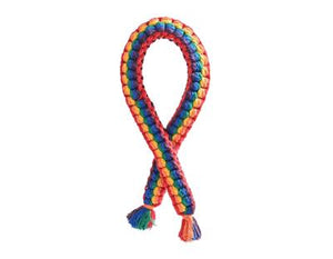 Rope Toy - Braided Rainbow Rope