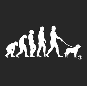 Evolution of Dog Walking Unisex T-Shirt