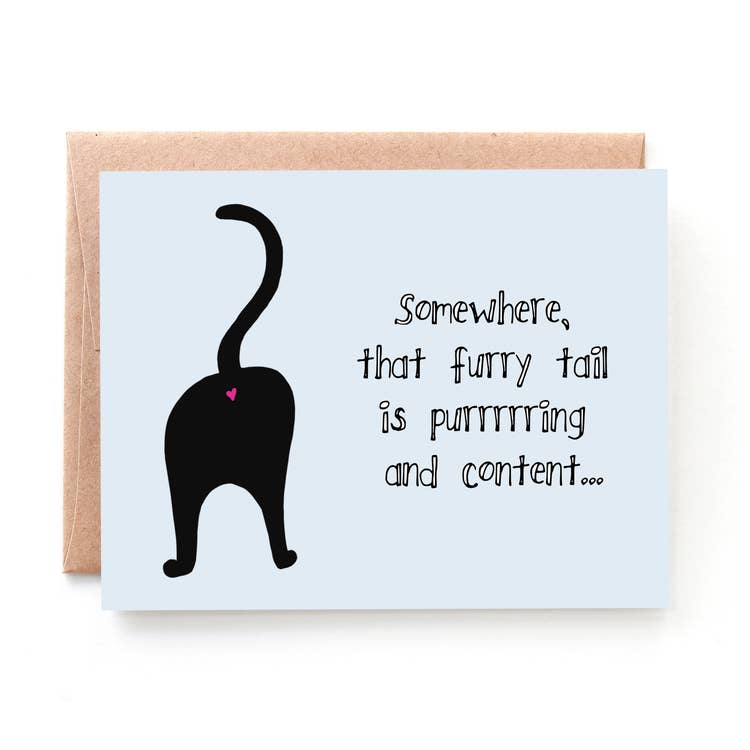 Greeting Card - Cat Loss Sympathy Card