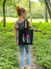 Load image into Gallery viewer, LOVE Canvas Tote Bag

