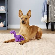 Plush Toy - Purple Brontosaurus with Chew Guard