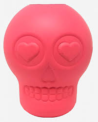 Chew Toy - Sugar Skull (Variety of Sizes and Colors Available)