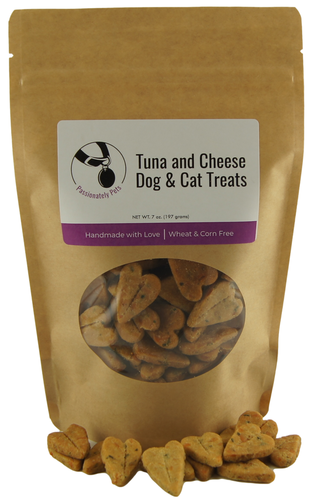 Treats - Tuna & Cheese Dog & Cat (Variety of Treat Sizes Available)