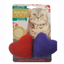 Load image into Gallery viewer, Cat Toy - Wool Hearts
