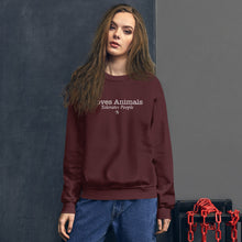 Load image into Gallery viewer, Loves Animals Tolerates People Unisex Sweatshirt (Variety of Colors Available)
