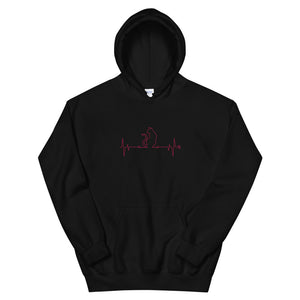 Cat Is My Heart Unisex Hoodie (Variety of Colors Available)