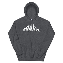 Load image into Gallery viewer, Evolution of Dog Walking Unisex Hoodie (Variety of Colors Available)
