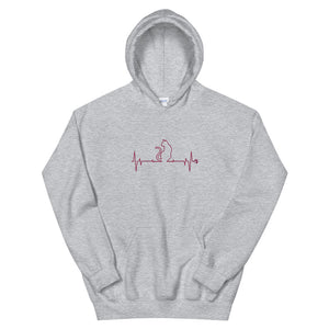Cat Is My Heart Unisex Hoodie (Variety of Colors Available)