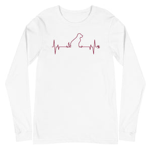 Dog Is My Heart Unisex Long Sleeve Tee (Variety of Colors Available)