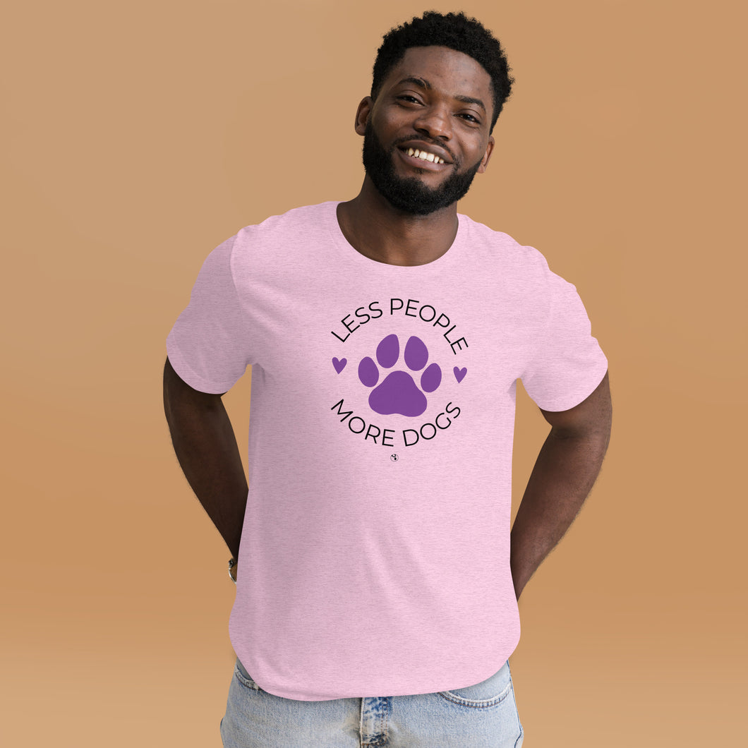 Less People, More Dogs Unisex TShirt